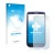 Face avant d’un emballage produit avec le logo de la marque upscreen. À côté, l’appareil Samsung Galaxy S3 I9300 est représent