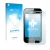 Face avant d’un emballage produit avec le logo de la marque upscreen. À côté, l’appareil Samsung Galaxy Ace S5830i est représe