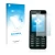 Face avant d’un emballage produit avec le logo de la marque upscreen. À côté, l’appareil Nokia 301 est représenté avec la prot