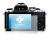 Image de l'appareil Olympus OM-D E-M10 avec une grande variété de protections d'écran.