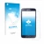 Face avant d’un emballage produit avec le logo de la marque upscreen. À côté, l’appareil Samsung Galaxy S5 Neo est représenté 