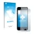 Face avant d’un emballage produit avec le logo de la marque upscreen. À côté, l’appareil Apple iPod Touch (6ème Gen.) est repr