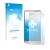 Face avant d’un emballage produit avec le logo de la marque upscreen. À côté, l’appareil Huawei Mate 9 est représenté avec la 