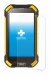 Image de l'appareil Blackview BV6000 avec une grande variété de protections d'écran.