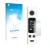 Face avant d’un emballage produit avec le logo de la marque upscreen. À côté, l’appareil Joyetech eVic VTwo Mini est représent