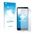 Face avant d’un emballage produit avec le logo de la marque upscreen. À côté, l’appareil HTC U Ultra est représenté avec la pr