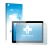 Face avant d’un emballage produit avec le logo de la marque upscreen. À côté, l’appareil Huawei MediaPad T3 10 est représenté 