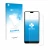 Face avant d’un emballage produit avec le logo de la marque upscreen. À côté, l’appareil Huawei P20 Pro est représenté avec la