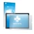 Face avant d’un emballage produit avec le logo de la marque upscreen. À côté, l’appareil Huawei MediaPad M5 10.8 est représent