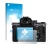 Face avant d’un emballage produit avec le logo de la marque upscreen. À côté, l’appareil Sony Alpha 7R III est représenté avec