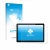 Face avant d’un emballage produit avec le logo de la marque upscreen. À côté, l’appareil Huawei MediaPad T5 10 est représenté 
