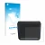 Face avant d’un emballage produit avec le logo de la marque upscreen. À côté, l’appareil Keyence IM-7020 (Affichage + Touchpad