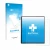 Face avant d’un emballage produit avec le logo de la marque upscreen. À côté, l’appareil Huawei Mate Xs est représenté avec la