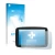 Face avant d’un emballage produit avec le logo de la marque upscreen. À côté, l’appareil TomTom Go Professional 620 est représ