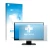 Face avant d’un emballage produit avec le logo de la marque upscreen. À côté, l’appareil Iiyama ProLite T2252MSC-B1 est représ