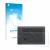 Face avant d’un emballage produit avec le logo de la marque upscreen. À côté, l’appareil Wacom Intuos Pro S PTH-460 est représ