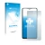 Face avant d’un emballage produit avec le logo de la marque upscreen. À côté, l’appareil Samsung Galaxy A52 est représenté ave