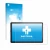 Face avant d’un emballage produit avec le logo de la marque upscreen. À côté, l’appareil Lenovo Tab P11 Plus est représenté av