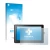 Face avant d’un emballage produit avec le logo de la marque upscreen. À côté, l’appareil Wacom Cintiq 22 est représenté avec l