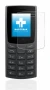 Image de l'appareil Nokia 105 (2023) avec une grande variété de protections d'écran.