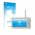 Face avant d’un emballage produit avec le logo de la marque upscreen. À côté, l’appareil Babysense HD S2 5" est représenté ave