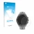 Face avant d’un emballage produit avec le logo de la marque upscreen. À côté, l’appareil Garmin Approach S70 (42 mm) est repré