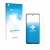 Face avant d’un emballage produit avec le logo de la marque upscreen. À côté, l’appareil Oppo A60 est représenté avec la prote