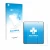 Face avant d’un emballage produit avec le logo de la marque upscreen. À côté, l’appareil Honor Magic V3 (inneres Display) est 