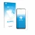 Face avant d’un emballage produit avec le logo de la marque upscreen. À côté, l’appareil Thuraya One est représenté avec la pr