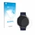 Face avant d’un emballage produit avec le logo de la marque upscreen. À côté, l’appareil Amazfit Active 3 Premium est représen