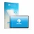 Face avant d’un emballage produit avec le logo de la marque upscreen. À côté, l’appareil Logicom Tab XL 14 est représenté avec