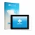 Face avant d’un emballage produit avec le logo de la marque upscreen. À côté, l’appareil Iiyama ProLite TF1215MC-B1 est représ