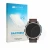 Face avant d’un emballage produit avec le logo de la marque upscreen. À côté, l’appareil Garmin D2 Mach 2 (47 mm) est représen