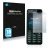 Face avant d’un emballage produit avec le logo de la marque Savvies. À côté, l’appareil Nokia 301 est représenté avec la prote