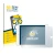 Face avant d’un emballage produit avec le logo de la marque BROTECT. À côté, l’appareil Apple iPad Mini 5 2019 (en paysage, 5è