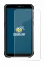 Image de l'appareil Oukitel WP32 avec une grande variété de protections d'écran.