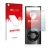 Face avant d’un emballage produit avec le logo de la marque upscreen. À côté, l’appareil Apple iPod nano 2009 (5ème Gen.) est 