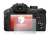 Image de l'appareil Panasonic Lumix DMC-FZ150 avec une grande variété de protections d'écran.