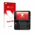 Face avant d’un emballage produit avec le logo de la marque upscreen. À côté, l’appareil Nintendo 3DS XL SPM7800 est représent