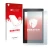 Face avant d’un emballage produit avec le logo de la marque upscreen. À côté, l’appareil Amazon Fire HD 8 2018 (8ème Gen.) est