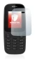 Image de l'appareil Nokia 105 2017 avec une grande variété de protections d'écran.