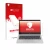 Face avant d’un emballage produit avec le logo de la marque upscreen. À côté, l’appareil HP EliteBook 840 G5 Non-Touch est rep