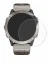 Image de l'appareil Garmin quatix 6x Solar avec une grande variété de protections d'écran.