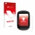 Face avant d’un emballage produit avec le logo de la marque upscreen. À côté, l’appareil Garmin Edge 130 Plus est représenté a