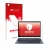Face avant d’un emballage produit avec le logo de la marque upscreen. À côté, l’appareil Lenovo Yoga Duet 7 est représenté ave
