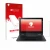 Face avant d’un emballage produit avec le logo de la marque upscreen. À côté, l’appareil Acer TravelMate Spin B3 est représent