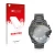 Face avant d’un emballage produit avec le logo de la marque upscreen. À côté, l’appareil Diesel Chronograph DZ4466 est représe