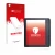 Face avant d’un emballage produit avec le logo de la marque upscreen. À côté, l’appareil Kobo Libra 2 est représenté avec la p