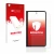 Face avant d’un emballage produit avec le logo de la marque upscreen. À côté, l’appareil Google Pixel Fold (Affichage externe)