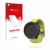 Face avant d’un emballage produit avec le logo de la marque upscreen. À côté, l’appareil Suunto Vertical est représenté avec l